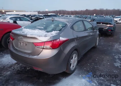 2013 Hyundai Elantra Gls из США, поврежденный, VIN 5NPDH4AE8DH352926